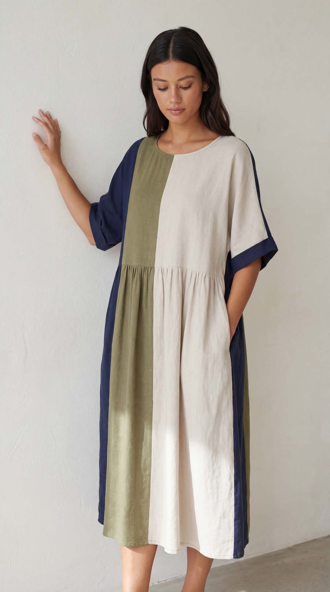 100% Linen Midi LUNA