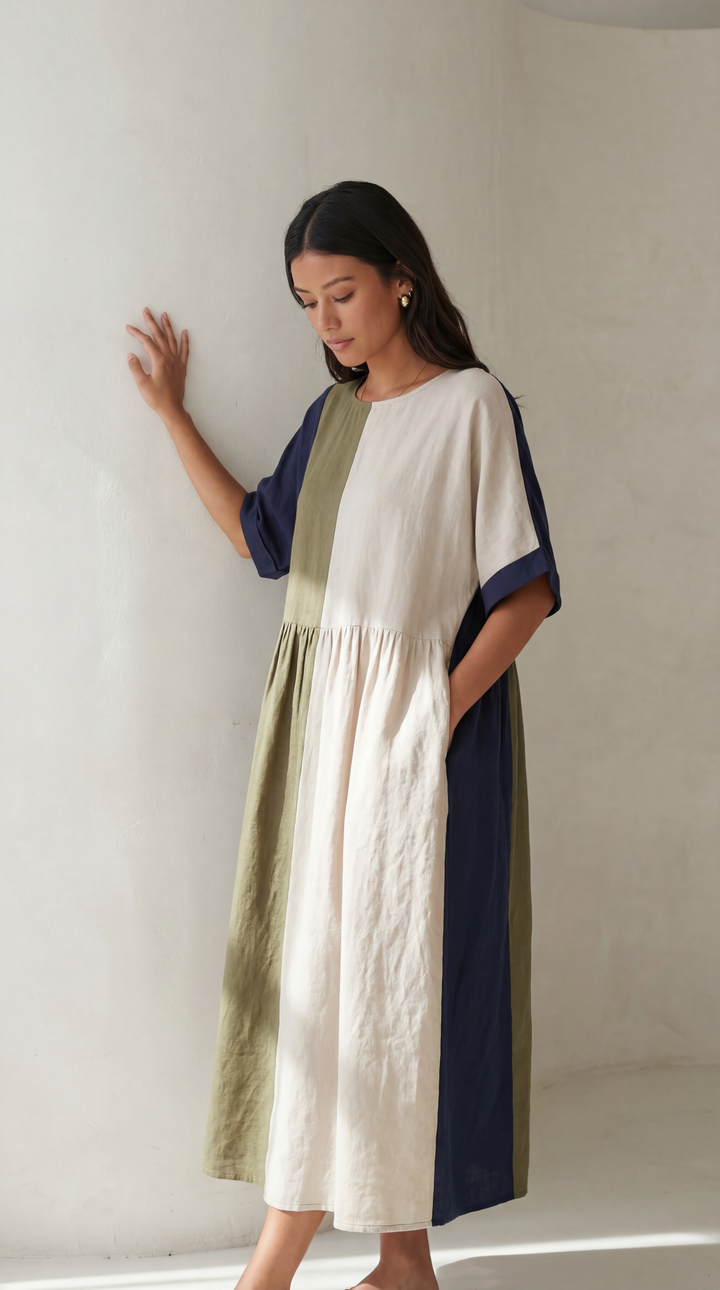 100% Linen Midi LUNA